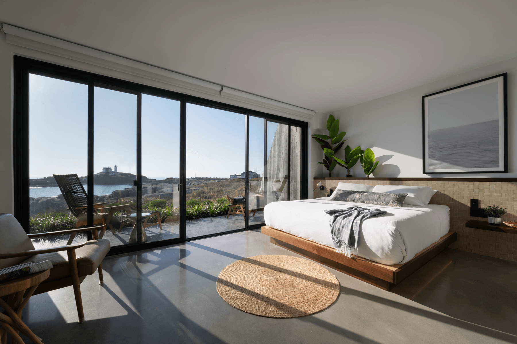 Marvin sliding glass patio door blurring the line between inside and out
