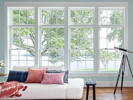 Pella Lifestyle Series windows in a sunroom